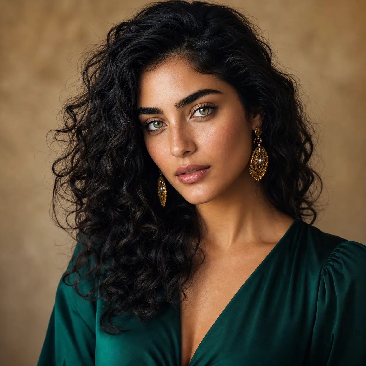 Web thumbnail upscaled with face enhancement for a portrait